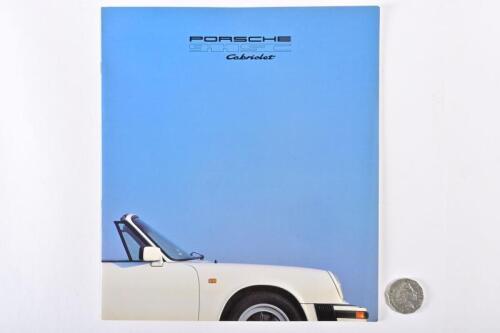 PORSCHE: 1983 Porsche 911SC Cabriolet only brochure