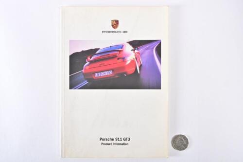 1998 PORSCHE: 911 GT3 product information booklet. Rare Australian issued.