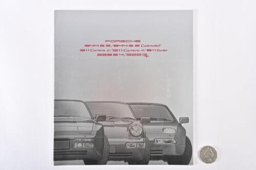 1990 PORSCHE: all model brochure.