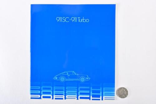 PORSCHE: 1982 911SC & 911 Turbo brochure