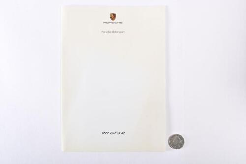 PORSCHE: 2000 Porsche 911 GT3 R press kit