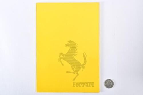 FERRARI: 1977 slipcase folio containing 7 stiff sheets of the 1977 range.