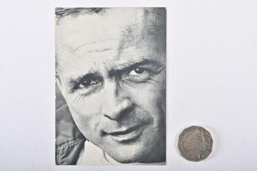 FERRARI / Phil Hill: signed by Enzo Ferrari, Ferrari issued postcard.