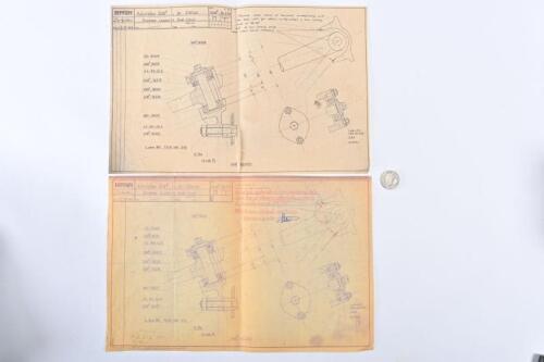FERRARI: Two 1960 250 GT technical drawings
