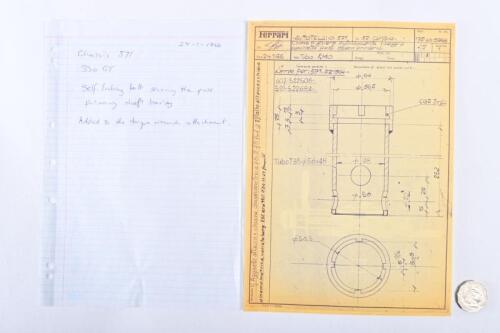 FERRARI: 1966 Ferrari 330 GT Technical drawing