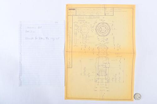 FERRARI: 1968 Ferrari 246 Dino Technical drawing