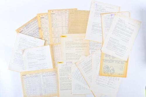 FERRARI: A collection of twenty three original Ferrari issued Technical Circulars from 1970 and 1971