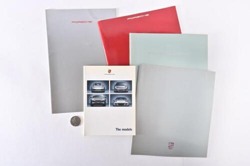 PORSCHE: Five Porsche all model brochures