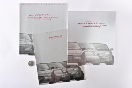 PORSCHE: Three 1991 Porsche all model range brochures, 911, 928, 944