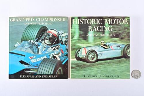 MOTOR RACING/PRITCHARD: Two hardback books by Pritchard on Historic Motor Racing and Grand Prix 1950 -1970