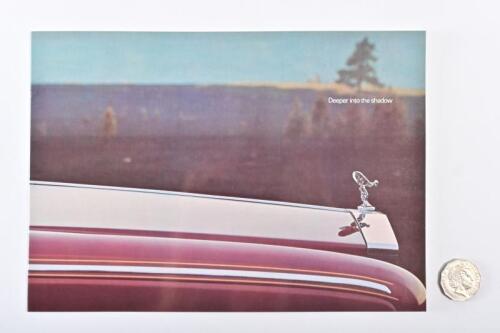 ROLLS-ROYCE: A 1977 Rolls-Royce Silver Shadow II brochure. April edition.