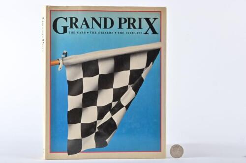 GRAND PRIX: A large format hardcover book "Grand Prix, The Cars, The Drives, The Circuits" by Michael Joseph, published 1981 by Michael Joseph, 224 pages