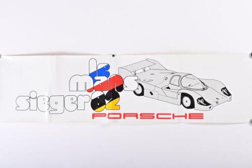 PORSCHE: A large unused Porsche "Le Mans Siegers 82" sticker