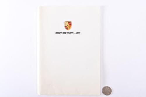 PORSCHE: A Porsche model year 99 press kit in folder with signed letter from Mathew McAuley and supplement