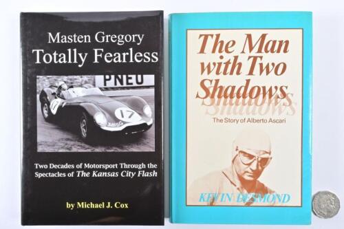 RACING: Two hardcover books relating to historic motorsport including "The Man With Two Shadows" by Kevin Desmond