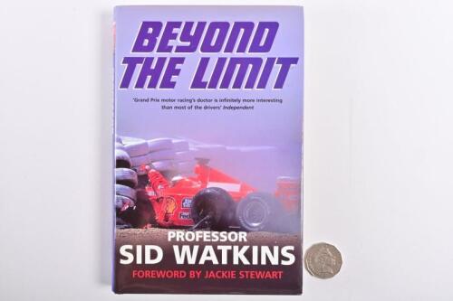 GRAND PRIX: A signed copy of "Beyond the Limit", hardback book by Prof. Watkins