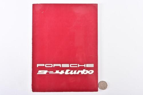 PORSCHE: Circa 1978 Porsche 924 Turbo press kit