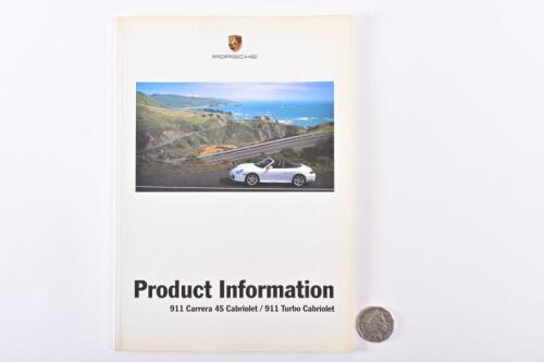 PORSCHE: 2003 Product Information book for the 996 911 turbo and 4S cabriolet