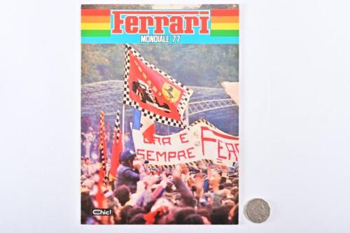 FERRARI: An original softback 1977 Ferrari yearbook, Ferrari Mondiale 77
