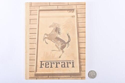 FERRARI: Original 1951 Ferrari yearbook signed by Luigi Villoresi and Piero Taruffi (in 1977 when in Melbourne)