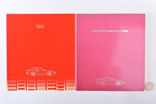 PORSCHE: Two Porsche 944 brochures