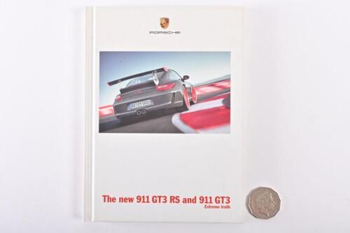 PORSCHE: 2009 911 GT3 RS & 911 GT3 hardback brochure. Rare.