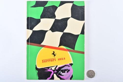 FERRARI: Original 1954 Ferrari yearbook