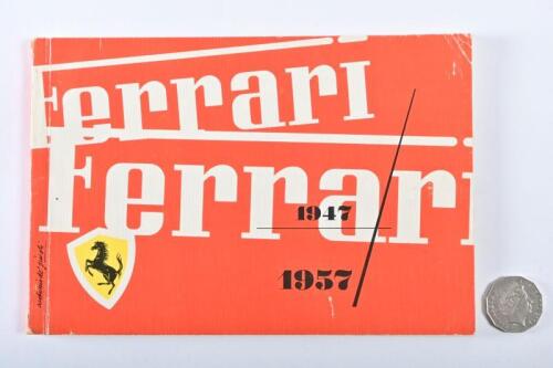 FERRARI: Original 1957 Ferrari yearbook