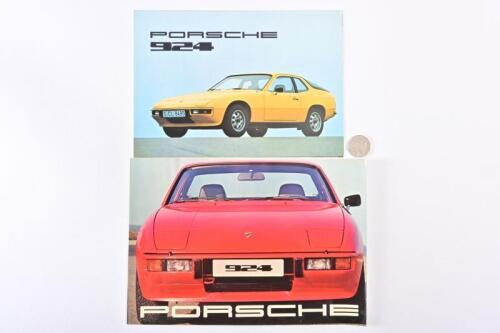 PORSCHE: Two 1976 Porsche 924 brochures
