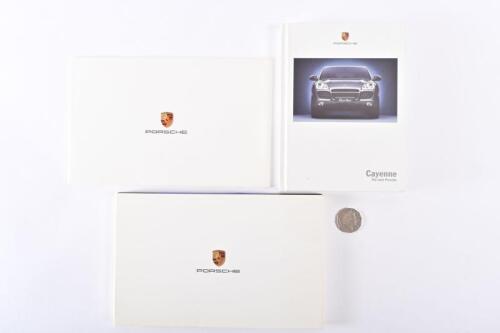 PORSCHE: Three 2002 Cayenne brochures