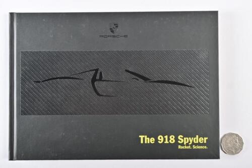 PORSCHE: 2013 Porsche 918 Spyder hardback prestige brochure
