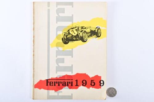 FERRARI: Original 1959 Ferrari yearbook