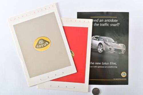 LOTUS: Three Lotus sales brochures