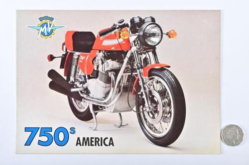 MV AGUSTA: Circa 1975 MV Agusta 750s America brochure