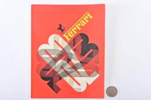 FERRARI: An original 1962 Ferrari yearbook