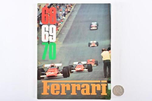 FERRARI: An original 1968/69/70 Ferrari yearbook