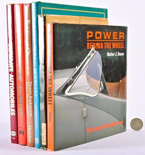 BUGATTI/MOTORING: Six hardcover books.