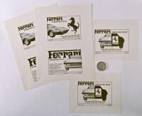 FERRARI: Circa 1970's W.H. Lowe advertising stereos.