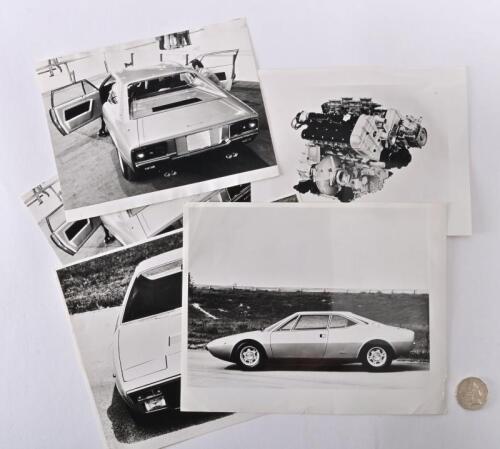 FERRARI: Five glossy press photos of Dino 308 GT4.