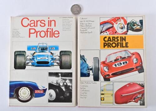 CARS IN PROFILE: Two editions of the hardback "Cars in Profile Collection", volumes 1 & 2.