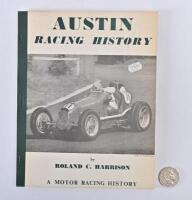 AUSTIN: "Austin Racing History", Roland C. Harrison, softback 1968 edition