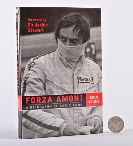 AMON: A signed 2003 first edition biography, "Forza Amon", by Young