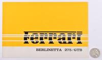 FERRARI: Circa 1965 Berlinetta 275/GTB brochure