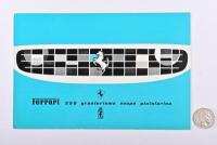 FERRARI: Circa 1959 250 granturismo coupe Pininfarina brochure
