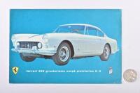 FERRARI: Circa 1962 250 gran turismo coupe pinin farina 2+2 brochure.