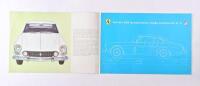 FERRARI: Circa 1962 250 gran turismo coupe pinin farina 2+2 brochure. - 2