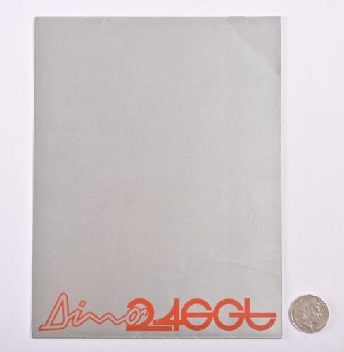 FERRARI: 1970 Dino 246 GT brochure