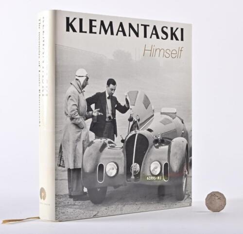 KLEMANTASKI: A large hardcover book titled "Klemantaski, Himself"