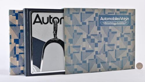 VOISIN: A large hardback book, "Automobiles Voisin 1919-1958" by Courteault, in a slipcase with English translation. #1709 of 2000 White Mouse Editions.