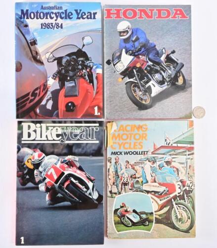 HONDA/MOTOGP: Four hardback books on motorcycle racing and Honda history